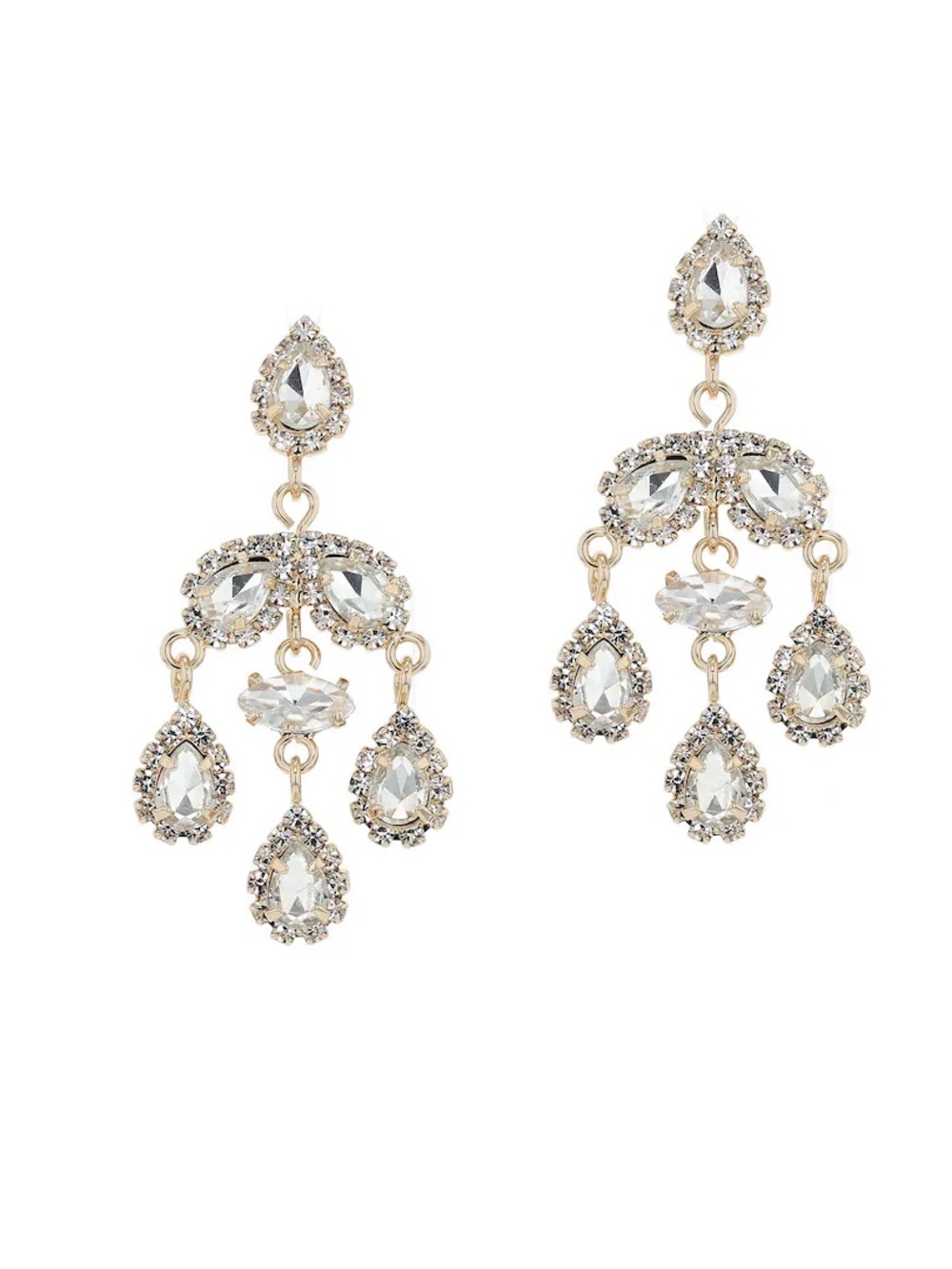 Cesabelle chandelier earrings nwt